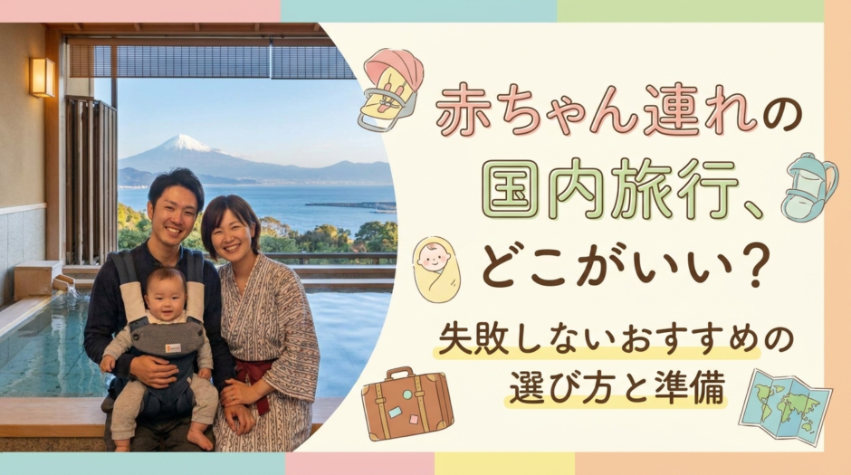 赤ちゃん連れの国内旅行、どこがいい？失敗しないおすすめの選び方と準備
