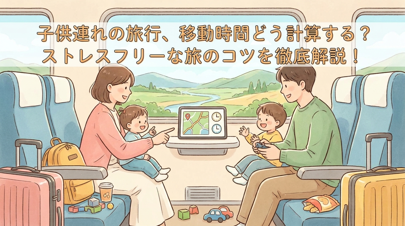 子供連れの旅行、移動時間どう計算する？ストレスフリーな旅のコツを徹底解説！