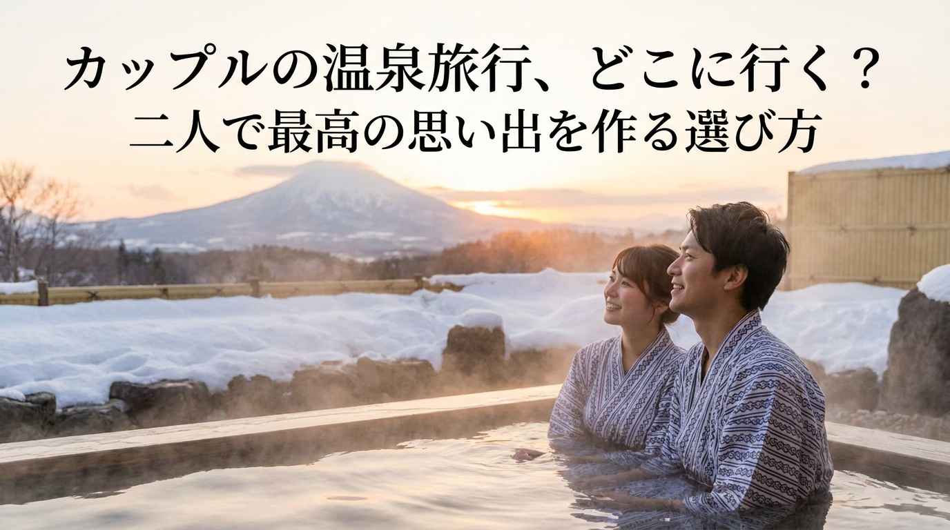 カップルの温泉旅行、どこに行く？二人で最高の思い出を作る選び方