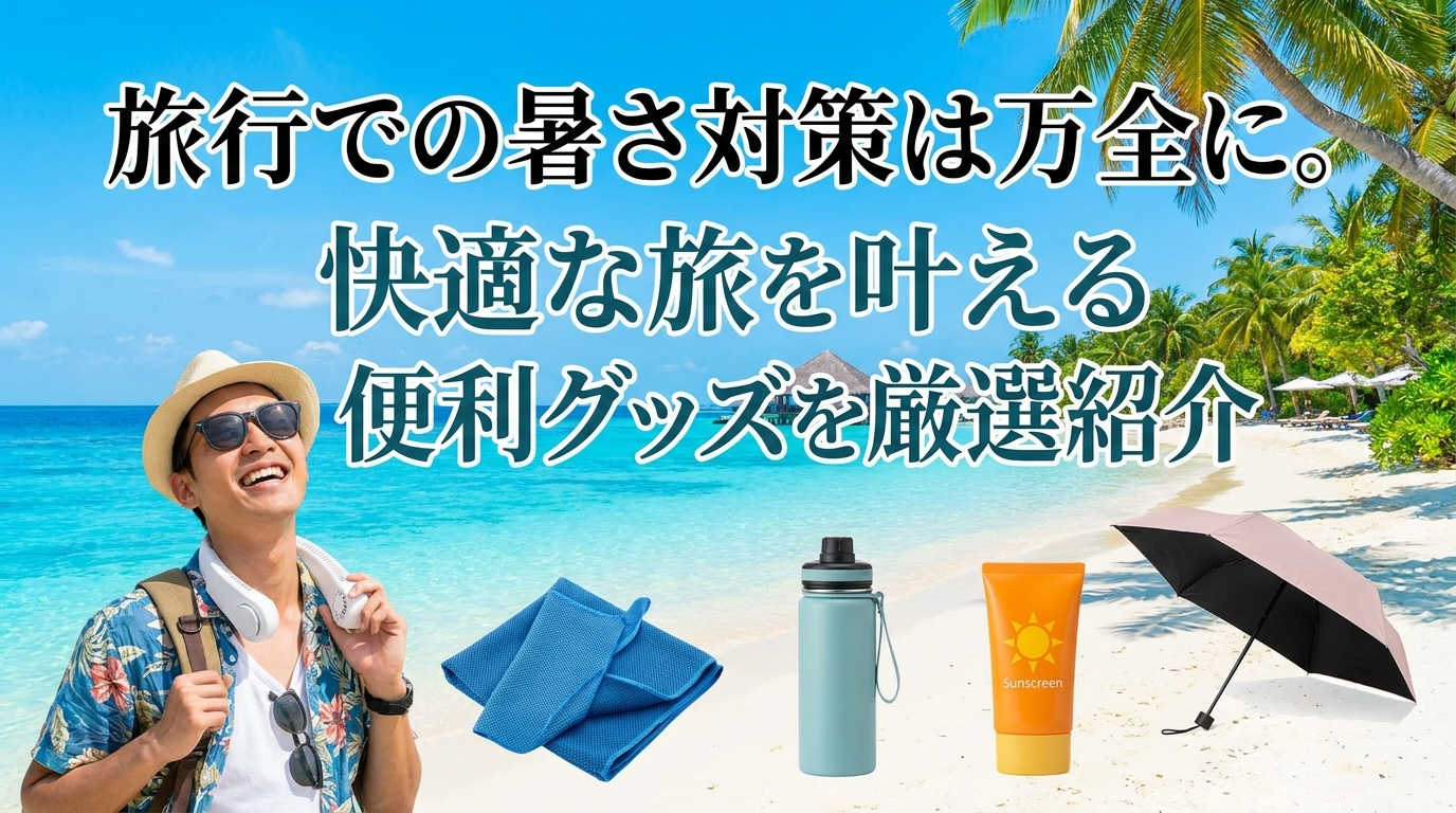 旅行での暑さ対策は万全に。快適な旅を叶える便利グッズを厳選紹介