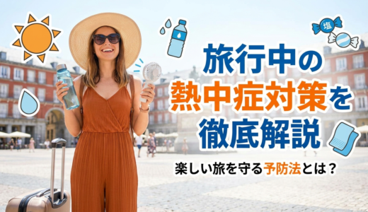 旅行中の熱中症対策を徹底解説。楽しい旅を守る予防法とは？